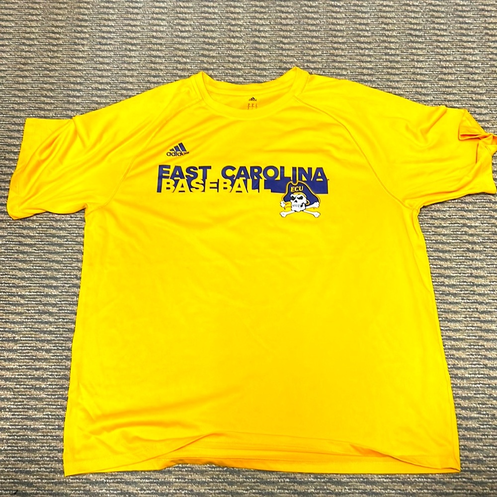 Adidas Men's East Carolina University Baseball Short Sleeve T-Shirt/Jersey #23